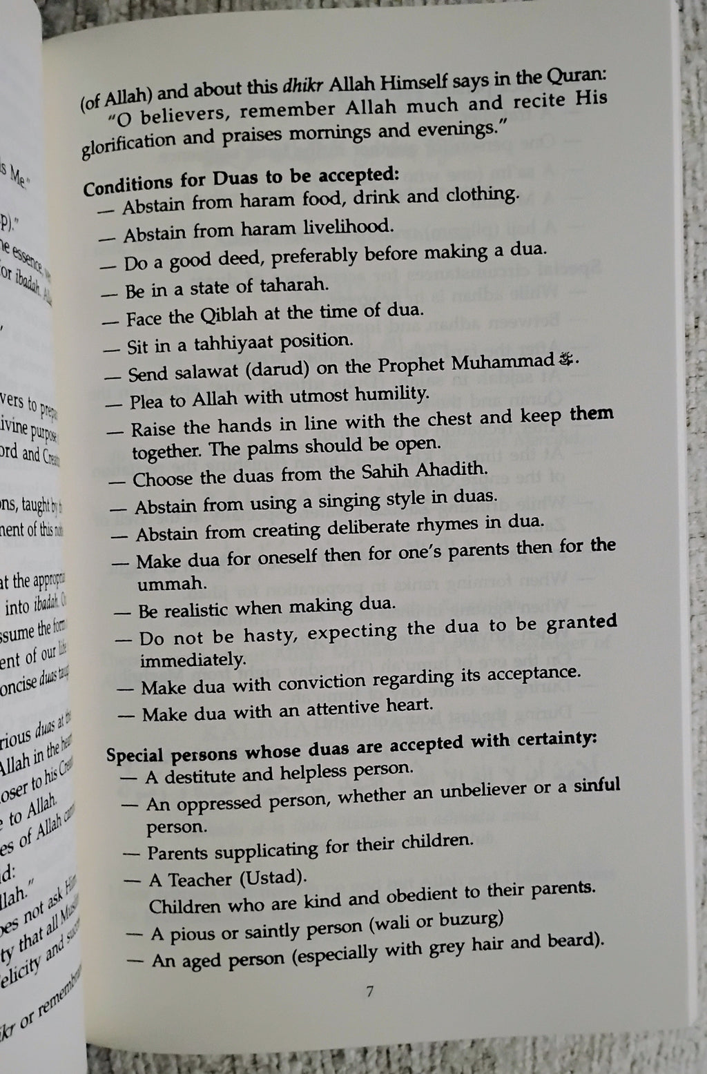 Daily Dua - Dua is the Core of Worship