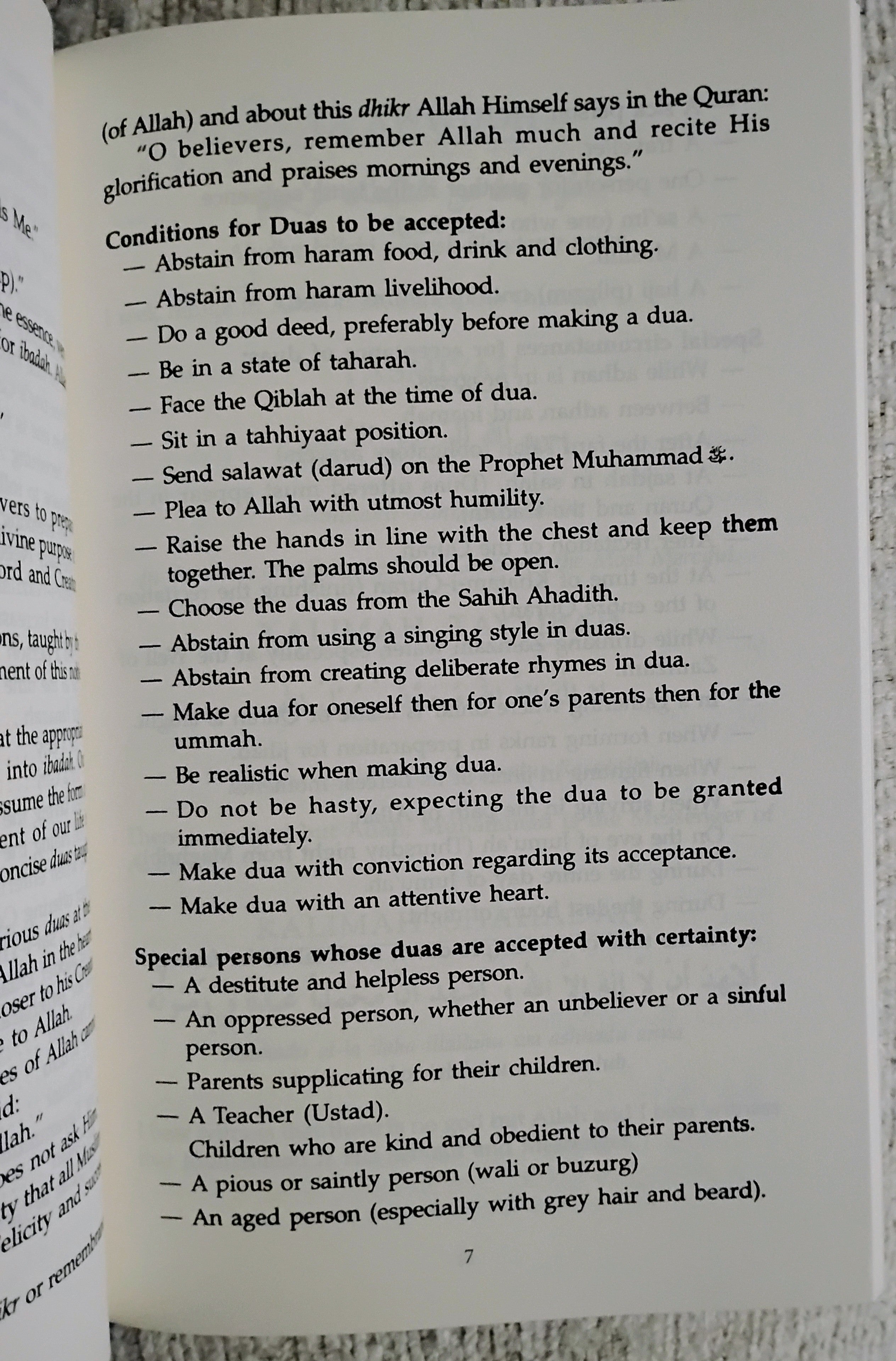 Daily Dua - Dua is the Core of Worship