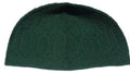 Simple Dark Green Kufi: Turkish Muslim Islamic Hat Skull Cap (One Size Fits All - Expandable)